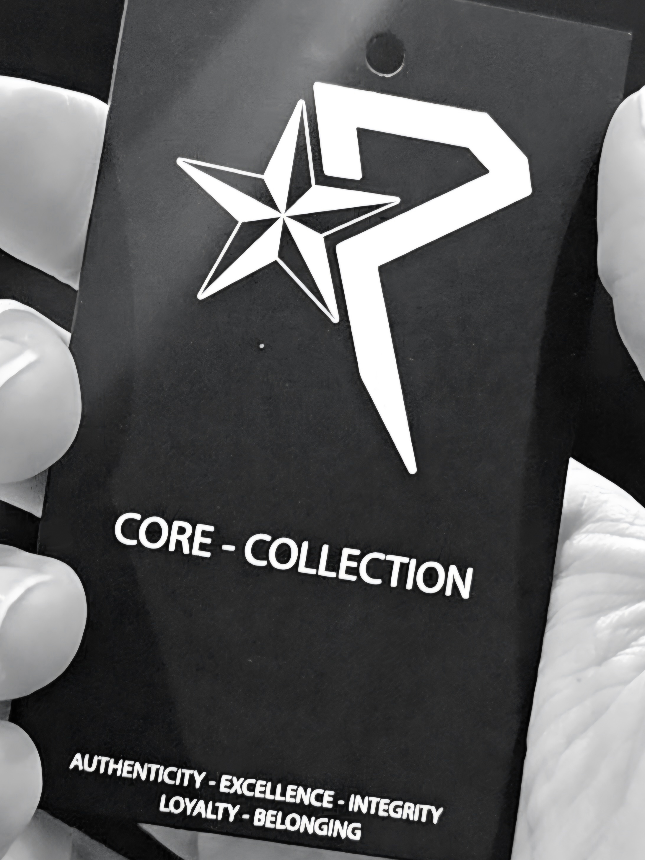 Étiquette carton Core Collection